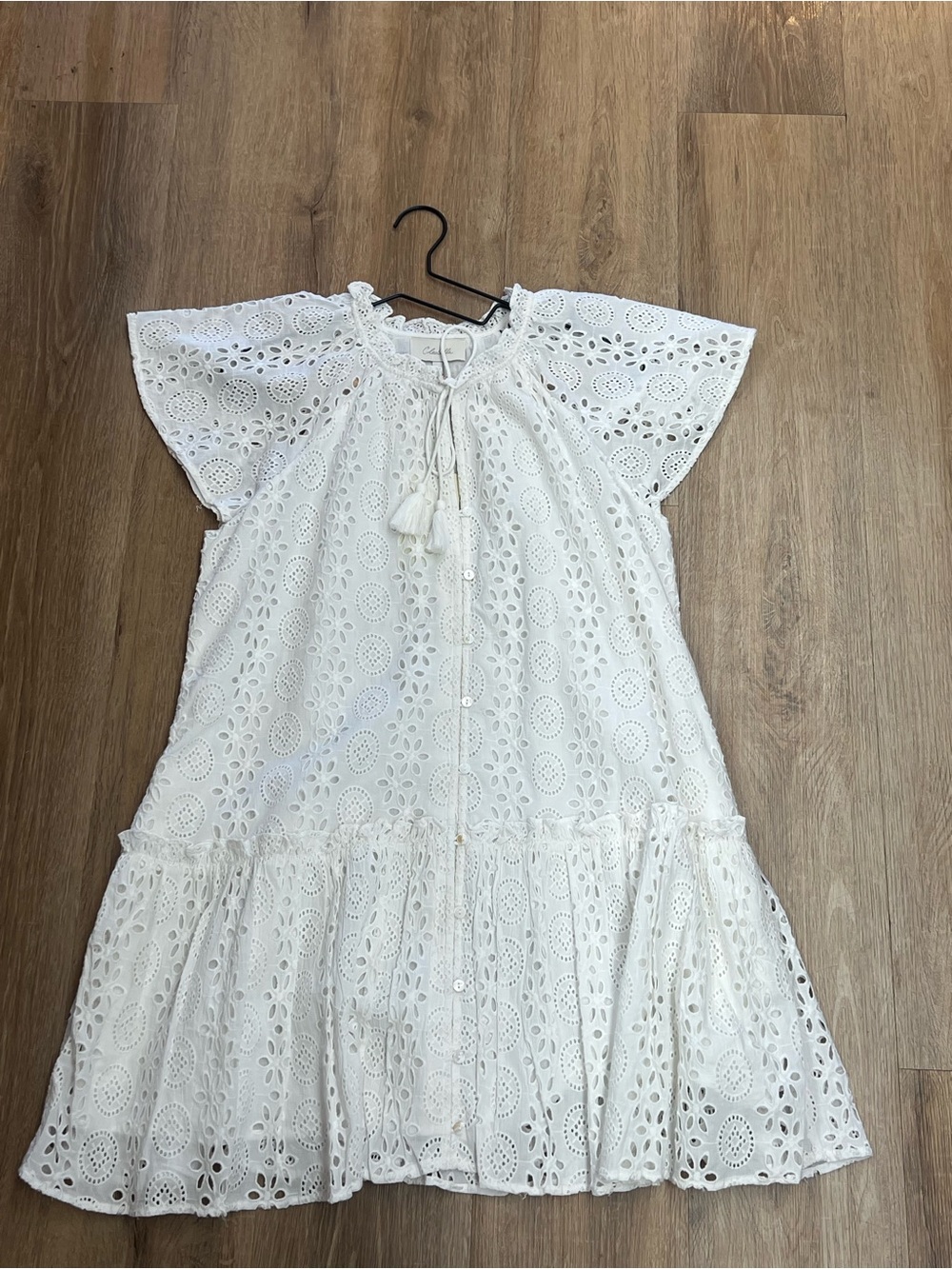 Cleobella Lydia Mini Dress Ivory